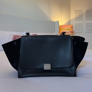 Black Celine Trapeze Bag